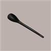 LUCGEL SRL Cucchiaino Nero in PLA per Yogurt e Granita 17,5cm 200 pezzi