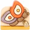 THUN Appendi strofinacci con farfalla Leyla in ceramica Country