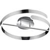 RL LIVE YOUR LIGHT Reality, Plafoniera, Rave incl. 1 x LED,SMD,17,0 Watt,3000K,1900 Lm. incl. 1 x LED,SMD,0,0 Watt, Plastica, Bianco, Finitura: Plastica, Bianco Ø:38,0cm, A:10,0cm Dimmer integrato,Sound Control