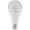 Eglo Lampadina LED E27 con luce di emergenza e gancio, batteria ricaricabile, senza elettricità, luce di emergenza e per campeggio, 3000 K, colore luce: bianco caldo