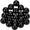 Efco - 53 perline in legno, diametro 10 mm, 89: nero