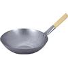 JADE TEMPLE 17285 - Wok in ferro, 20 x 53 x 33 cm, colore: Grigio