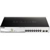 D-link Switch D-Link DGS-1210-10MP 10porte 8GE PoE+ 2SFP Gigabit Ethernet Nero [NUDLISS8P000008]