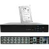 RVT DVR 16 canali analogico AHD digitale ibrido 2 MPX CLOUD P2P APP XMEYE