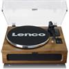 Lenco Giradischi con Altoparlanti integrati e Bluetooth colore Noce LS-410WA