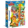 Clementoni 20317 - Puzzle Maxi Double Fun Lion Guard, 30 Pezzi