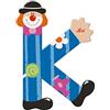 SEVI Trudi Sevi 81747 - Lettera K Clown, Colori Assortiti, 1 pezzo