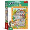 Trefl - Puzzle Osservazionale Spy Guy: A casa - 24 Pezzi - Trova tutti gli Oggetti della Cornice, Puzzle Colorati Ricchi di Dettagli, Allenamento Percettivo per Bambini dai 3 anni
