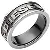Diesel Anello Da Donna In Acciaio, 8, 9, 10, 11.5 Anello In Acciaio Inossidabile Canna Di Fucile, DX1108060