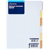 Filofax Indice metallico A5 con 6 linguette vuote