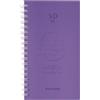 Exacompta - 164477E - Agenda settimanale tascabile SAD 16S Linicolor - 9 x 16 cm - da settembre 2025 a dicembre 2026-16 mesi - colori viola