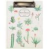Grupo Erik Portablocco A5 con Pinza Botanical Cacti - Cartella Portadocumenti Rigida con Clip, Block Notes e Tasca Interna | Cancelleria Botanical Cacti Collection