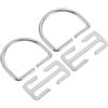 Healvian 2 Set Fibbia in Acciaio Inossidabile per Cintura da Immersione Sgancio Rapido Leggera e Stabile da 51 Mm Adatta per Snorkeling e Cinture di Zavorra