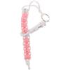 Healvian Braccialetto Contatore Golf Rosa Perline Scintillanti, Portatile e Manuale, per Tracciamento Punteggio in Competizioni e Tornei di Golf