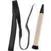 Luxshiny Impugnatura in Legno per Racchetta da Badminton Sostitutiva per Riparazione Rivestimento in Pu Antiscivolo per Sostituire Manico Durante Partite Intense e Fai da Te