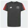 adidas Bambini e Ragazzi Audi Revolut Formula One Team Dna Shirt, Utility Black, 13-14 Years