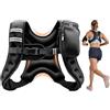 VEVOR Gilet Zavorrato con Sabbia di Ferro, Giubbotto Zavorrato per Allenamento di Forza Corsa Resistenza Materiale in Neoprene Traspirante Tasche Portaoggetti, Fitness, Esercizio, Cross-Training