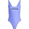Adidas Donna Sportswear U-Back Swimsuit, Cobalt Blue/Dark Blue, 34