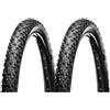 HUTCHINSON - SET DI DUE ROCK II - Pneumatico MTB / Tempo libero - Resiste alle forature - Evacua il fango - Cerchietti rigidi - Nero - Tubetype - 29 x 2.00 pollici