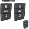 Kesiku 2 pezzi Guscio Chiave Tastierino per Vw Polo Golf 7 Skoda Karoq Kodiaq Fabia Seat Ateca Chiave, Vw Tastierino - 3 Tasti