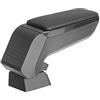 ARMSTERSmartPoorer Bracciolo Armster - Bracciolo per Auto, Bracciolo Centrale, Compatibile con Renault Twingo 2014, Vano Portaoggetti, Facile da Installare, Massima comodità, Pieghevole, Cuoio Vegano, Nero