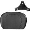 SWESGI Cuscinetto per schienale passeggero nero Sissy Bar adatto per Harley Davidson HD Touring Model 1997-2022(P/N 52300324, 52627-09, 54247-09, 52933-97b, 52805-97B, 52723
