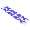 Acouto Moto Attack for Emblem -Stickers Long Lived 3D Pull Up Pictures per Xmax Xmax 125 250 400, Materiale Superiore, Ideale per Personalizzare Moto, 1 Paio di Adesivi (Blu)