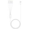 Connect IT Cavo Xlayer Octopus 4-in-1 multi-USB da 1,5 m, bianco