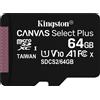 Kingston SD MicroSD Card 64GB Kingston SDXC Canvas+ (Class10) o.Ad retail