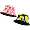 HTTDSLF 2 PCS Cappello Pescatore Pieghevole, Cappello Pescatore da Sole Unisex, Unisex Moda Ricamato Pesca Cappelli Estate Outdoor Hat per Adolescenti, per Pesca Escursionismo Campeggio