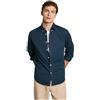 Pepe Jeans Manley Camicia, Blu (Dulwich Blue), M Uomo