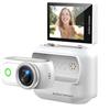 PUSOKEI Fotocamera Panoramica con Pollice 4K, Design di Separazione, Mini Fotocamera Magnetica con Schermo Ribaltabile per Viaggi All'aperto