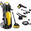 Lavor Predator 160, Nettoyeur haute pression électrique eau froide 2500W 160 bar, 510 L/hr, Chariot avec poignée ergonomique, roues, Accessoires, Système d'arrêt automatique, Jaune et Noir