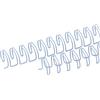 Craftelier - Set di 2 raccoglitori a doppio anello per album, quaderni, agende o calendari | Ideale per progetti di scrapbooking e artigianato | Ø 1,58 cm (5/8) - Colore blu baby