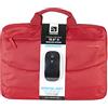 Tucano - IDEA Borsa compatta e sottile per Laptop 15.6 e MacBook Pro 16, perfetta per contenere anche riviste e documenti. Mouse wireless in omaggio