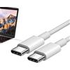 Generic Cavo USB C a USB C - Cavo di ricarica rapida USB C, cavo di ricarica rapida da 120 W per telefono | Cavo di collegamento rapido Type-C Ports, cavo di ricarica di tipo C 6A, cavo di ricarica