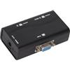 Acouto Splitter VGA 1 in 2 Uscite 250 MHz USB Alimentato 1920x1440 1080P Splitter Video per la Duplicazione dello SchermoSplitter VGA in 2 Uscite VGA SplitterHD VGA SplitterSc