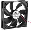uxcell sourcingmap DC 12V 0.18A 120x120x25mm 7 alette dello scambiatore calore liquido raffreddamento ventilatore per alimentazione liquido raffreddamento
