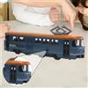 Modellino di Tram in Miniatura, Tram Decorativo Realizzato in Materiale Robusto
