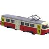 Modellino di Tram in Miniatura, Tram Decorativo Realizzato in Materiale Robusto