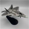 Modellino F-22 Ali a Freccia Aereo da Caccia in Scala Doppie Pinne Verticali