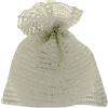 ETM Sacchetto Portaconfetti Scintilla Bag 10 x 12 Cm Silver 12 Pz