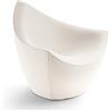Plust Vela Light Poltrona Bianco Polietilene 88cm