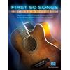Hal Leonard First 50 Songs You Should Play On Acoustic Guitar Gtr Bk [Lingua inglese]