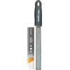 Microplane Grattugia Zester Grigio Antracite Ideale per Agrumi, Formaggio a Pasta Dura, Zenzero, Cioccolato e Noce Moscata con Lama Fine - Made in USA