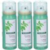 KLORANE Shampoo Secco Ortica 3x50 ml