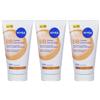 Nivea 5 in 1 BB Cream Super Idratante 24H No Stop Dorata 50 ml, Crema viso colorata con SPF15 3x50 ml
