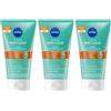 Nivea Derma Skin Clear Scrub Viso Anti-Imperfezioni 150 ml, per la cura della pelle grassa 3x150 ml