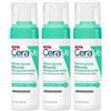 CeraVe Mousse Detergente Riequilibrante, Per Pelli Sensibili da Normali a Miste, 148ml 3x148 ml