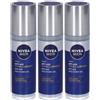 Nivea Men Anti-Age Hyaluron Hydro Gel Viso Uomo 50 ml, Crema viso uomo in gel per pelli mature 3x50 ml